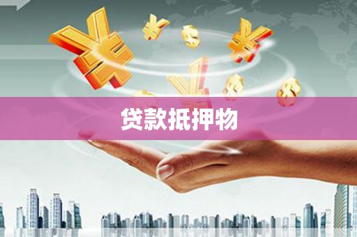 蓬江贷款抵押物