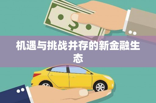 蓬江机遇与挑战并存的新金融生态