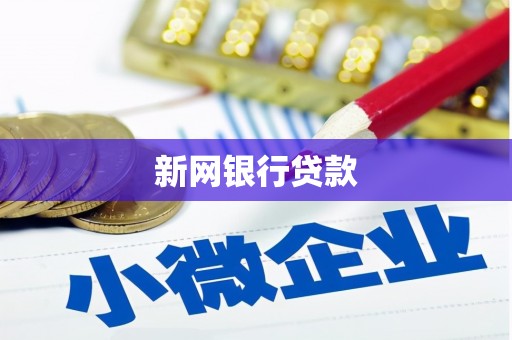 蓬江新网银行贷款