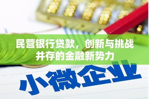 蓬江民营银行贷款，创新与挑战并存的金融新势力