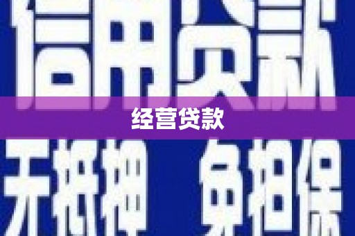 蓬江经营贷款