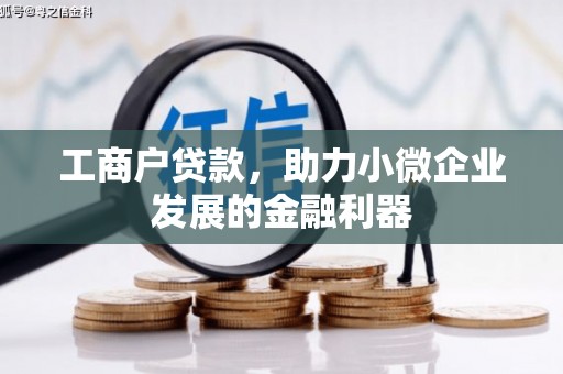蓬江工商户贷款，助力小微企业发展的金融利器