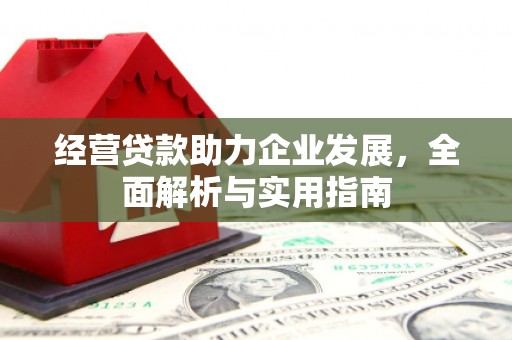 蓬江经营贷款助力企业发展，全面解析与实用指南