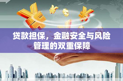 蓬江贷款担保，金融安全与风险管理的双重保障