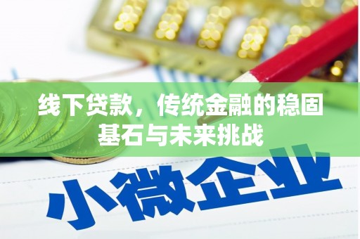 蓬江线下贷款，传统金融的稳固基石与未来挑战