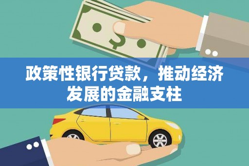 蓬江政策性银行贷款，推动经济发展的金融支柱