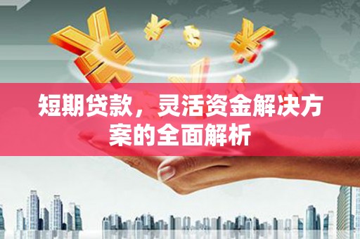 蓬江短期贷款，灵活资金解决方案的全面解析