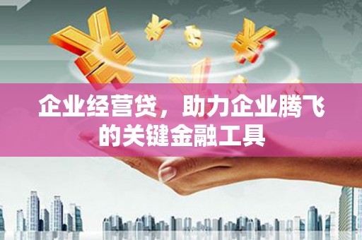 蓬江企业经营贷，助力企业腾飞的关键金融工具