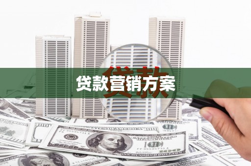 蓬江贷款营销方案