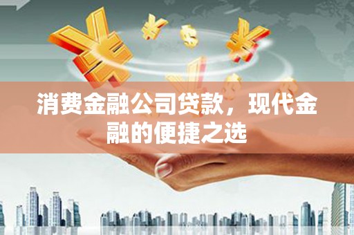 蓬江消费金融公司贷款，现代金融的便捷之选