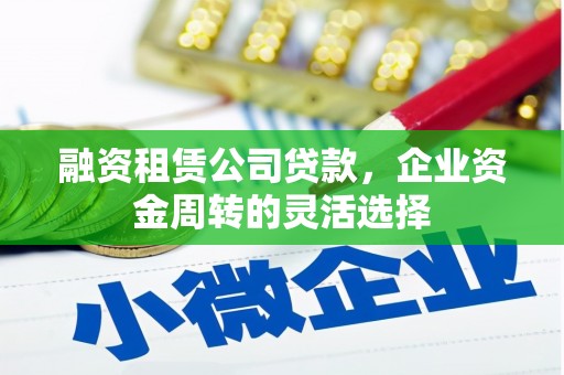 蓬江融资租赁公司贷款，企业资金周转的灵活选择