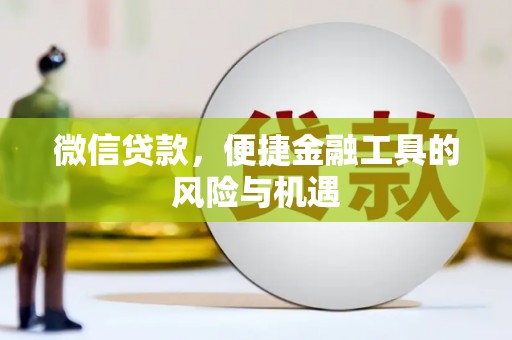 蓬江微信贷款，便捷金融工具的风险与机遇