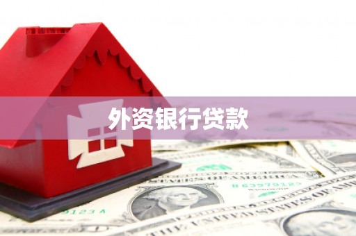 蓬江外资银行贷款