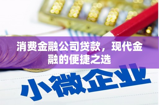 蓬江消费金融公司贷款，现代金融的便捷之选