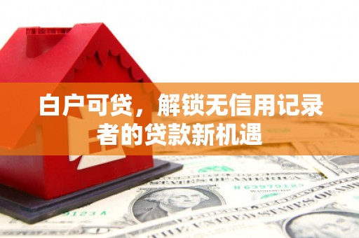 蓬江白户可贷，解锁无信用记录者的贷款新机遇