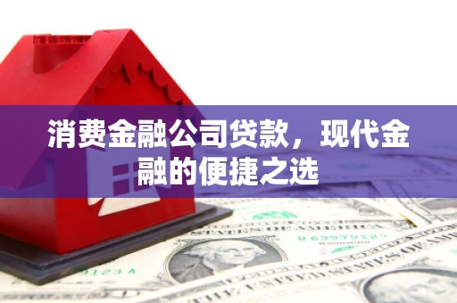 蓬江消费金融公司贷款，现代金融的便捷之选