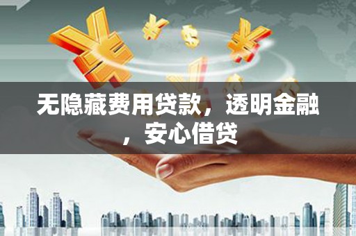 蓬江无隐藏费用贷款，透明金融，安心借贷