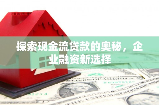 蓬江探索现金流贷款的奥秘，企业融资新选择