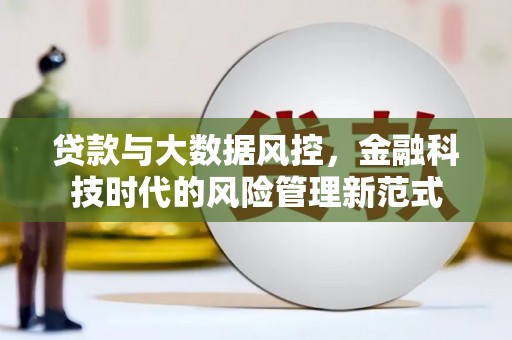 蓬江贷款与大数据风控，金融科技时代的风险管理新范式