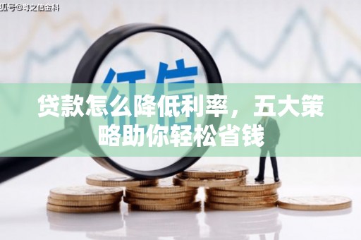 蓬江贷款怎么降低利率，五大策略助你轻松省钱