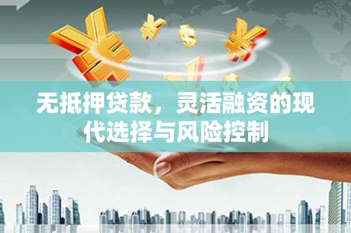 蓬江无抵押贷款，灵活融资的现代选择与风险控制