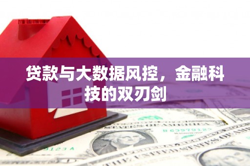 蓬江贷款与大数据风控，金融科技的双刃剑