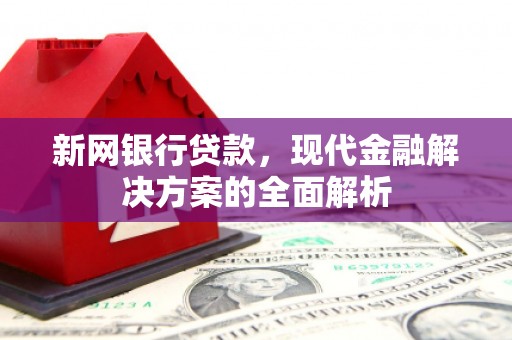 蓬江新网银行贷款，现代金融解决方案的全面解析