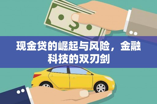 蓬江现金贷的崛起与风险，金融科技的双刃剑