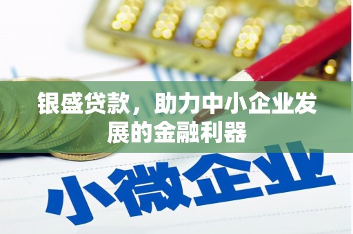 蓬江银盛贷款，助力中小企业发展的金融利器