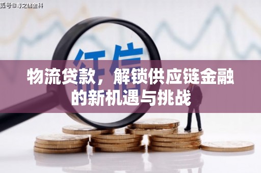 蓬江物流贷款，解锁供应链金融的新机遇与挑战