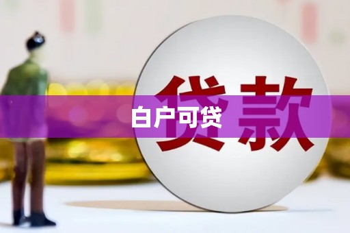 蓬江白户可贷