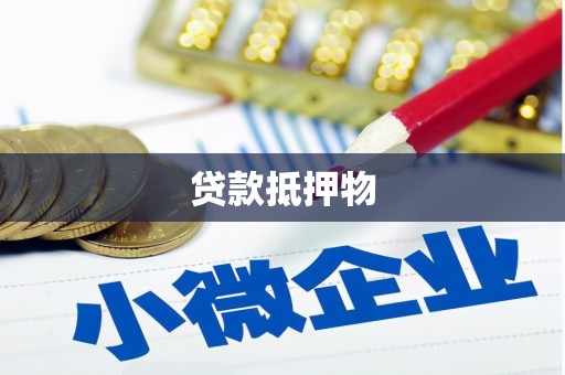 蓬江贷款抵押物