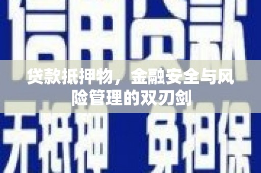 蓬江贷款抵押物，金融安全与风险管理的双刃剑