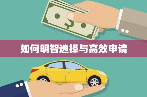 蓬江如何明智选择与高效申请