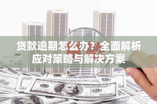 蓬江贷款逾期怎么办？全面解析应对策略与解决方案